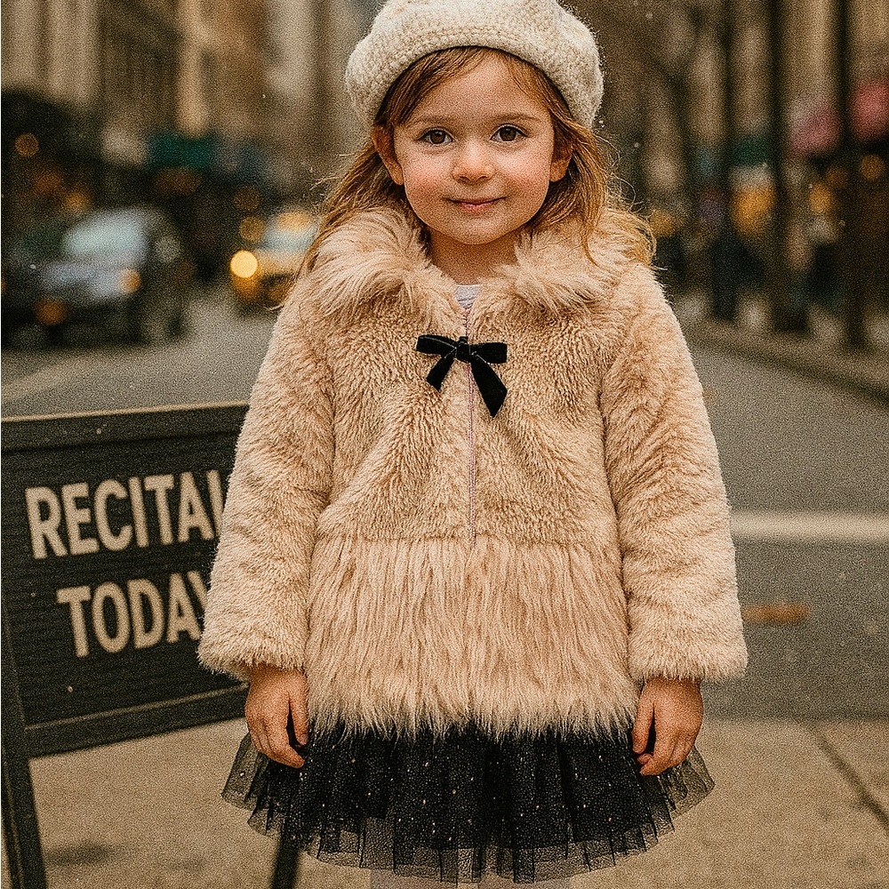 American Widgeon Faux Fur Girls Jacket